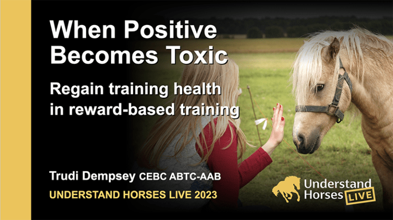 when positive becomes toxic course card at Understand Horses